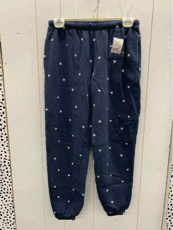 Peace Love World Blue Womens Size XS Pants Soft Stretch Pants