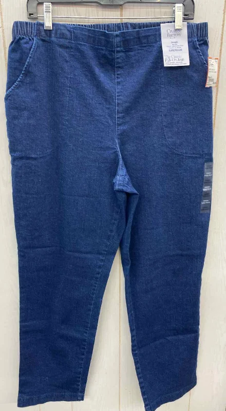 Croft & Barrow Blue Womens Size 14 Pants Formal Slim Pants