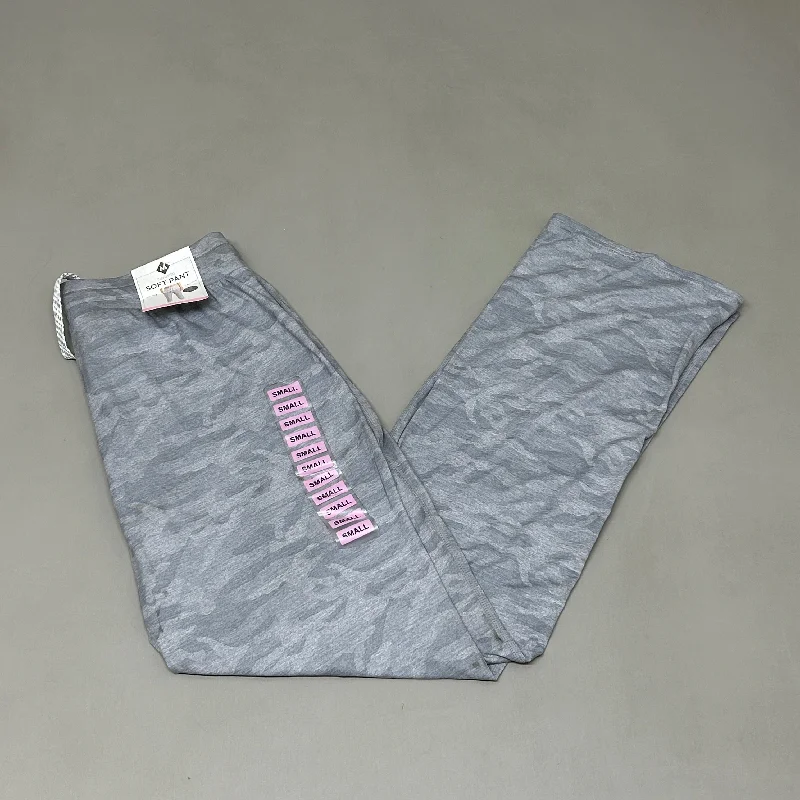 MEMBERS MARK Favorite Straight Leg Soft Pant Light Grey Camo Size Small (New) Comfy High-Waist Jeans