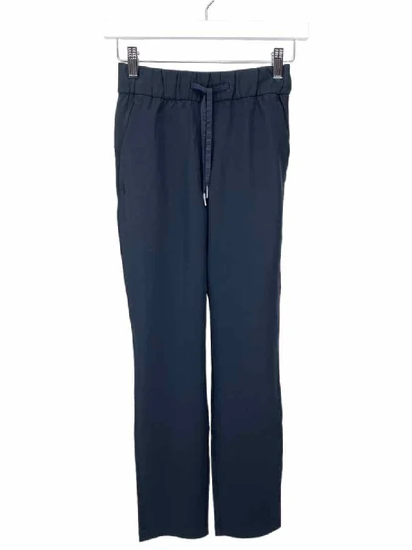 Lululemon Women's On the Fly 7/8 Woven Pant Black Size 2 with Tags Comfortable Wide-Leg Pants Lululemon Women's On the Fly 7/8 Woven Pant Black Size 2 with Tags Comfortable Wide-Leg Pants