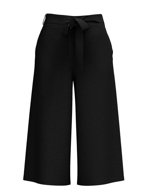 VIHELA HW PANTS BLACK Classic Chino Pants