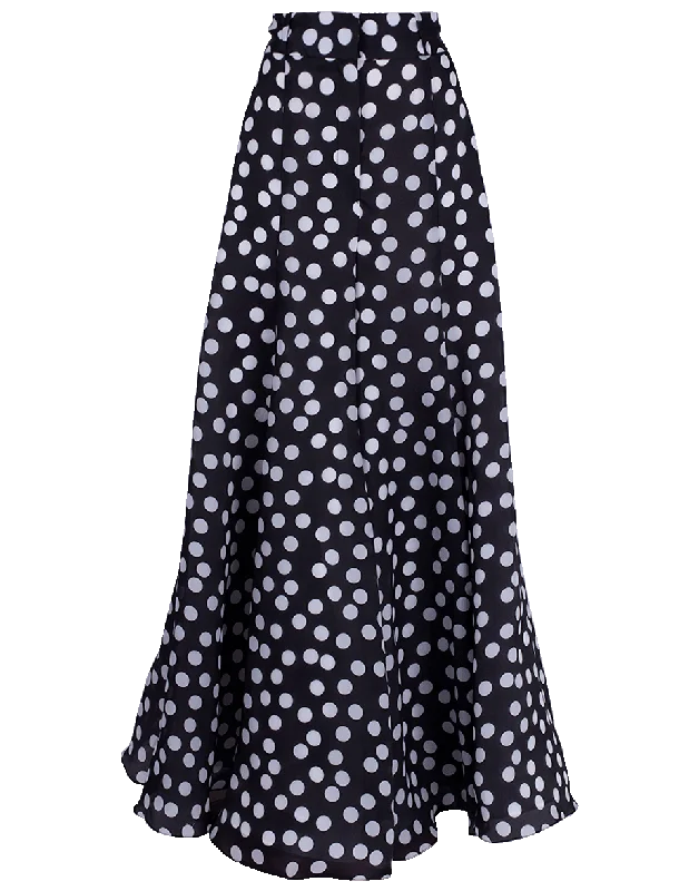 Polka Dot Palazzo Pant Casual Skinny Fit Pants