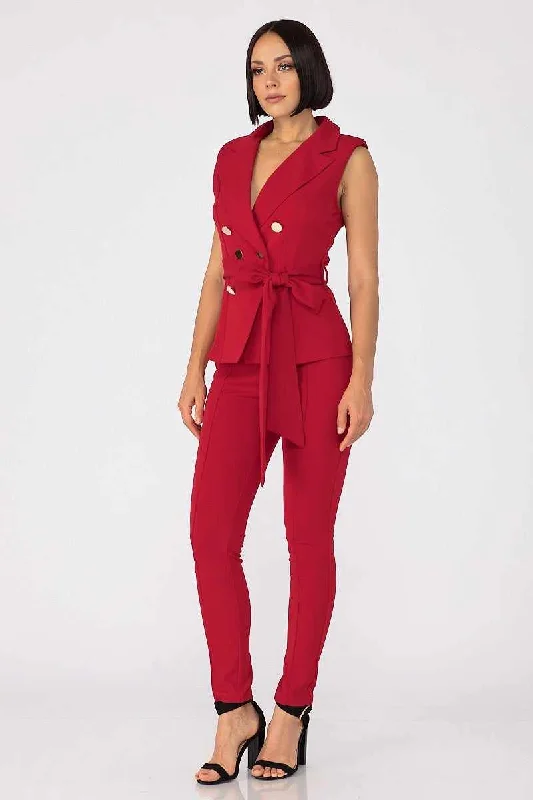 Fashion Top And Pants Set Soft Wool Pants