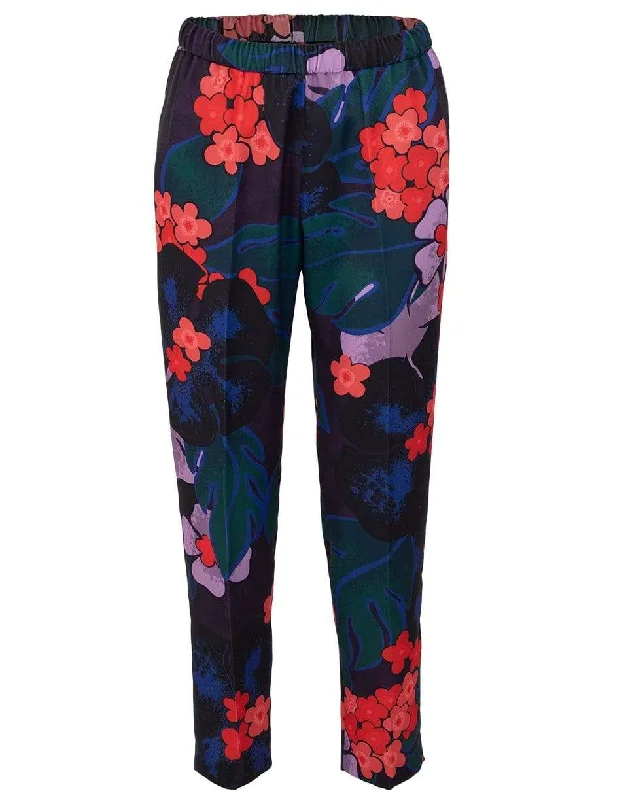 Palmira Floral Print Pant Comfortable Maternity Pants