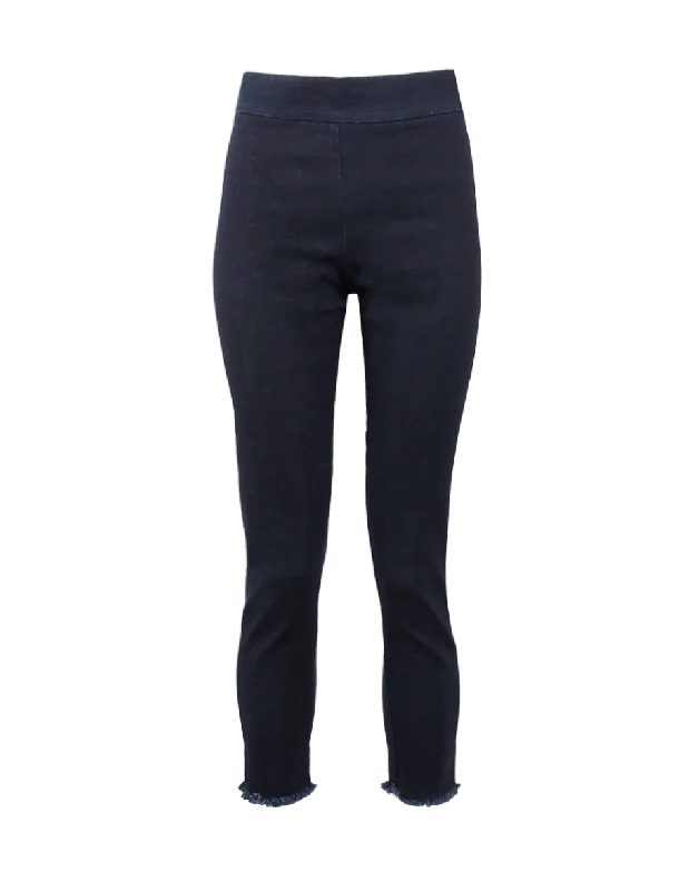Skinny Pull On Ankle Pant Elegant Palazzo Trousers