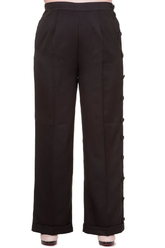 Shot In The Dark Plus Size Pants Comfortable Pleated Pants