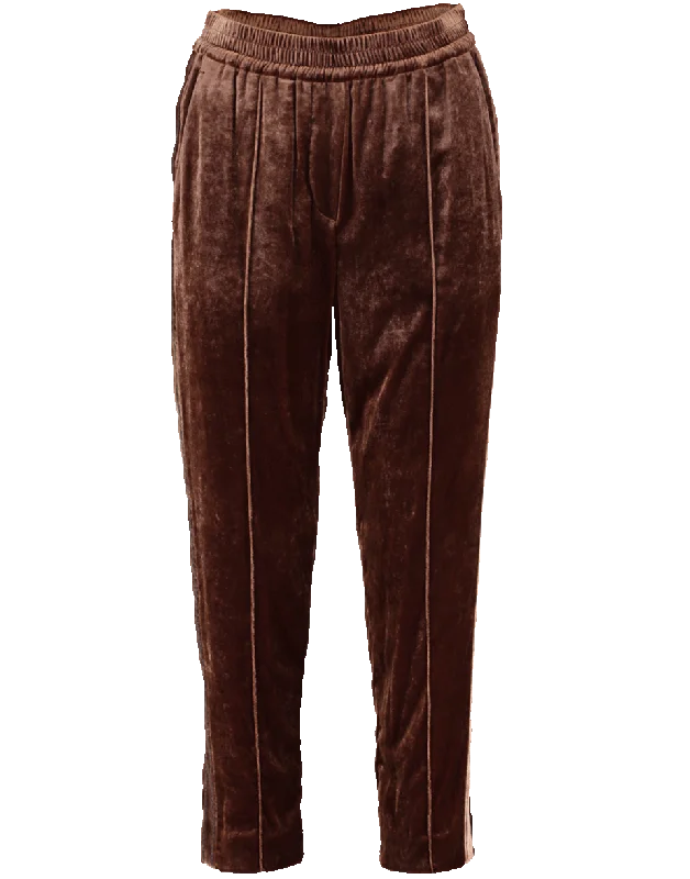 Liquid Velvet Pull On Pant Casual Sweatpants Style