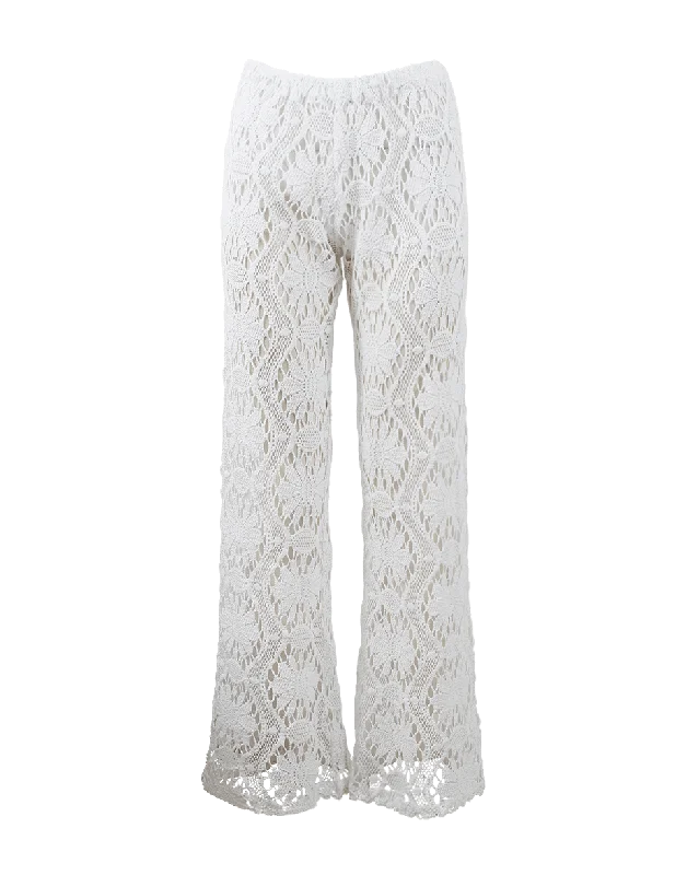Lace Pull On Pant Soft Stretch Leggings