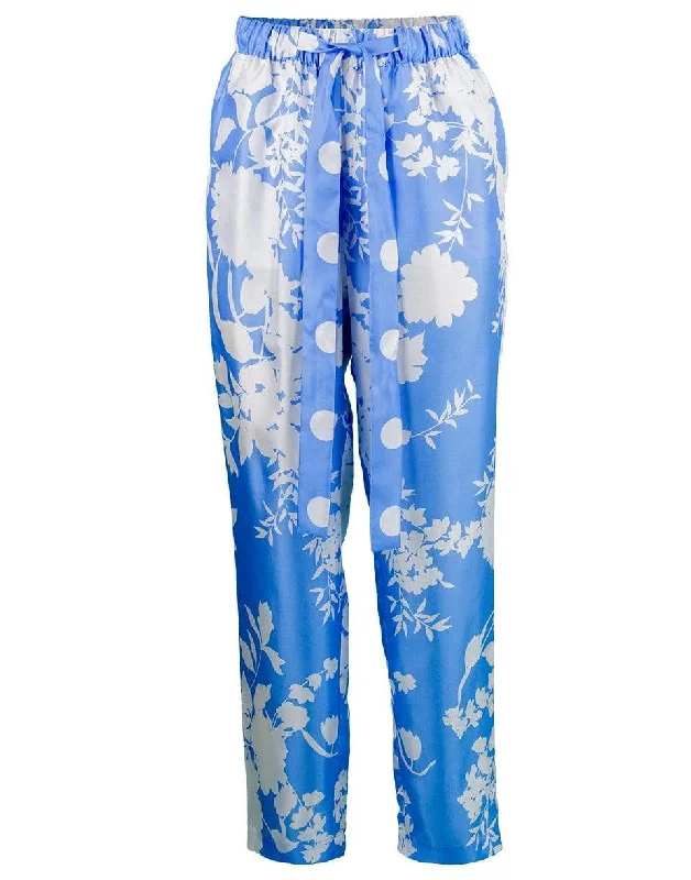 Drawstring Printed Pant Classic Straight Pants