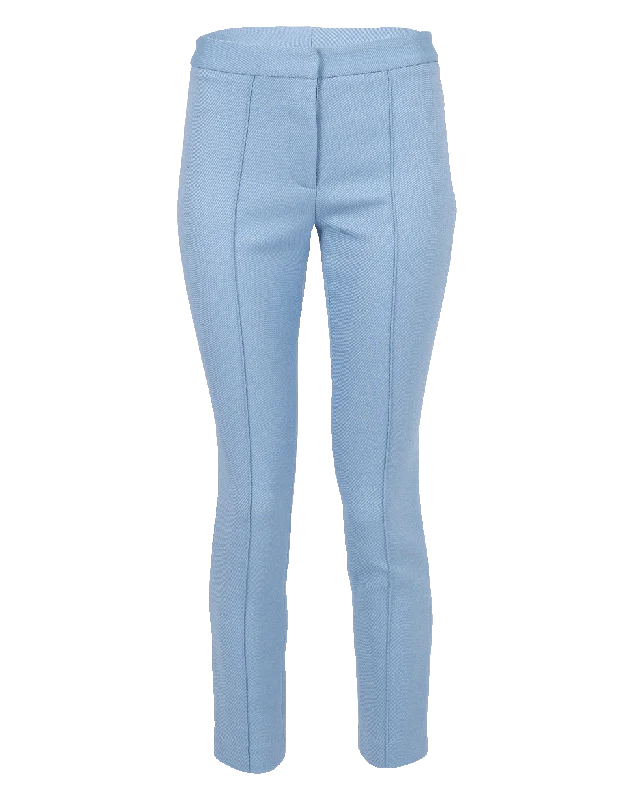 Double Face Wool Cigarette Pant Warm Wool Trousers