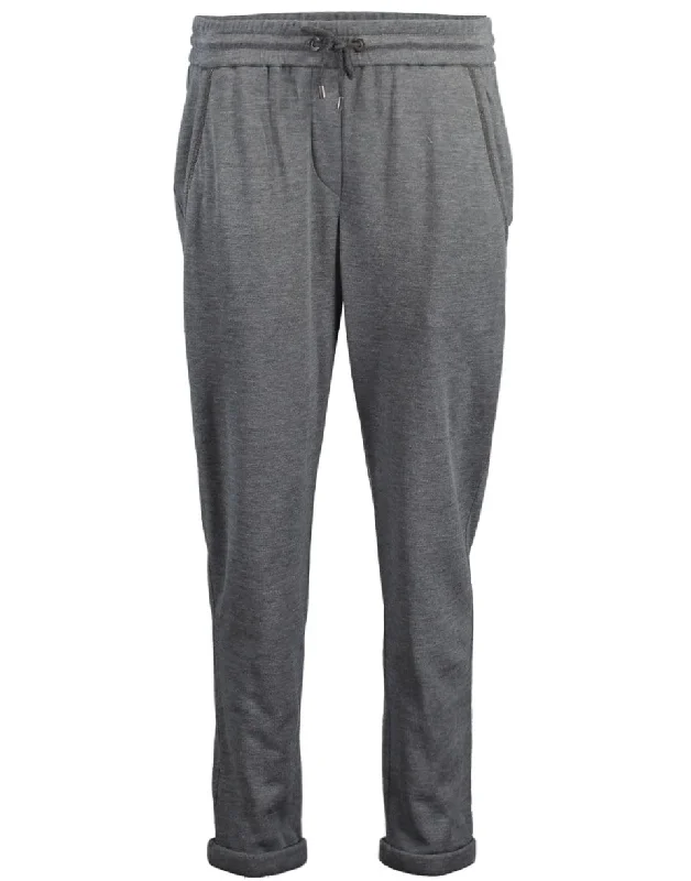 Dark Grey Felpa Spa Pant Comfy High-Waist Jeans