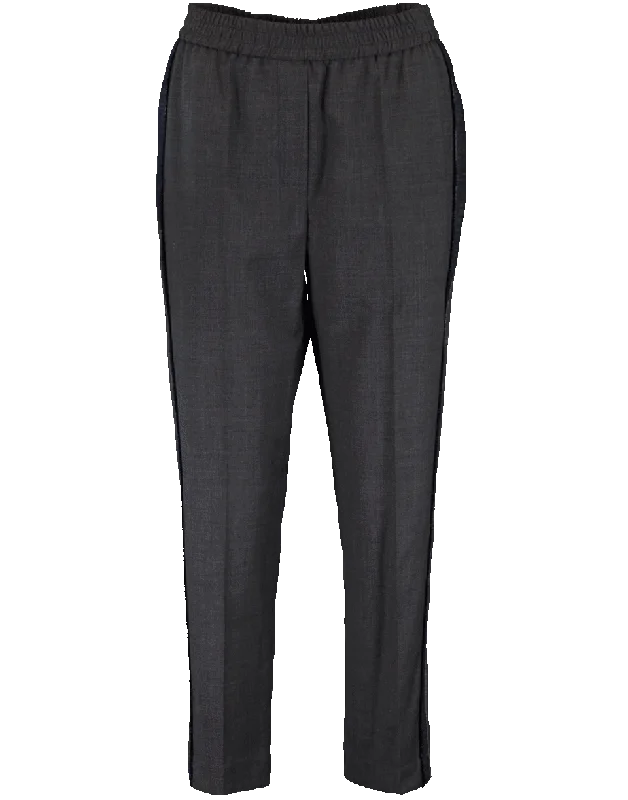 Tropical Wool Pull On Pant Slim-Fit Leggings