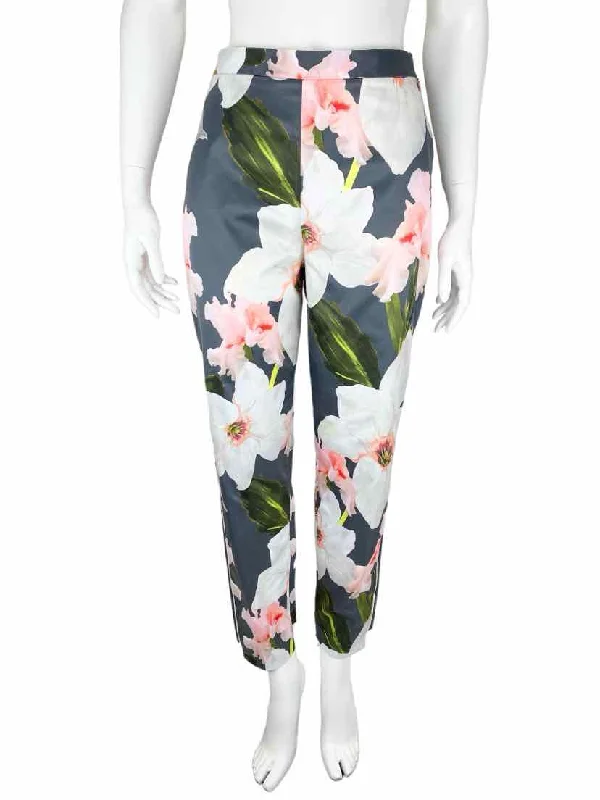 Ted Baker London Women's Chatworth Aiimy Floral Pants Grey/Multi Size 10 (UK 4) Soft Stretch Leggings Ted Baker London Women's Chatworth Aiimy Floral Pants Grey/Multi Size 10 (UK 4) Soft Stretch Leggings