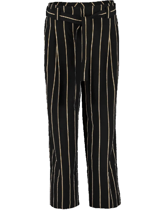Pin Stripe Pant Elegant Wool Trousers