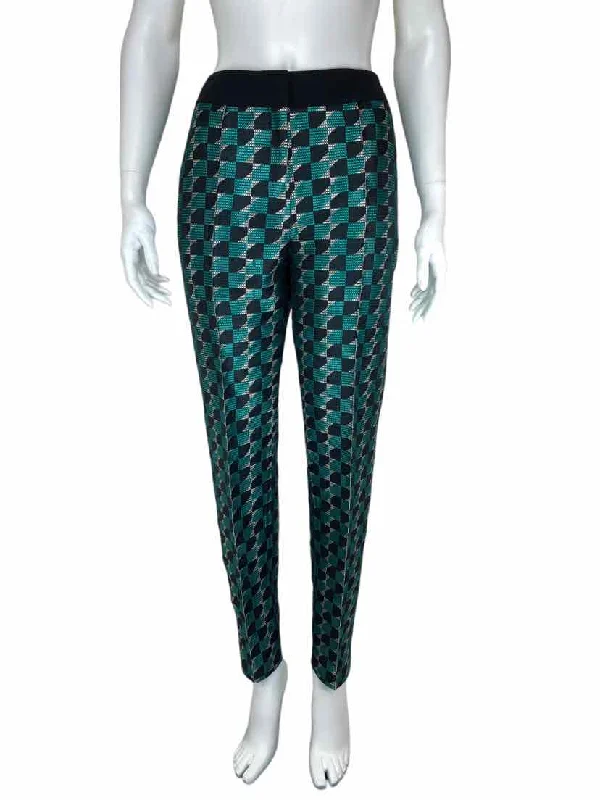 Lafayette 148 Women's Satin Jacquard Pants Black/Jade Size 10 Lightweight Linen Pants Lafayette 148 Women's Satin Jacquard Pants Black/Jade Size 10 Lightweight Linen Pants
