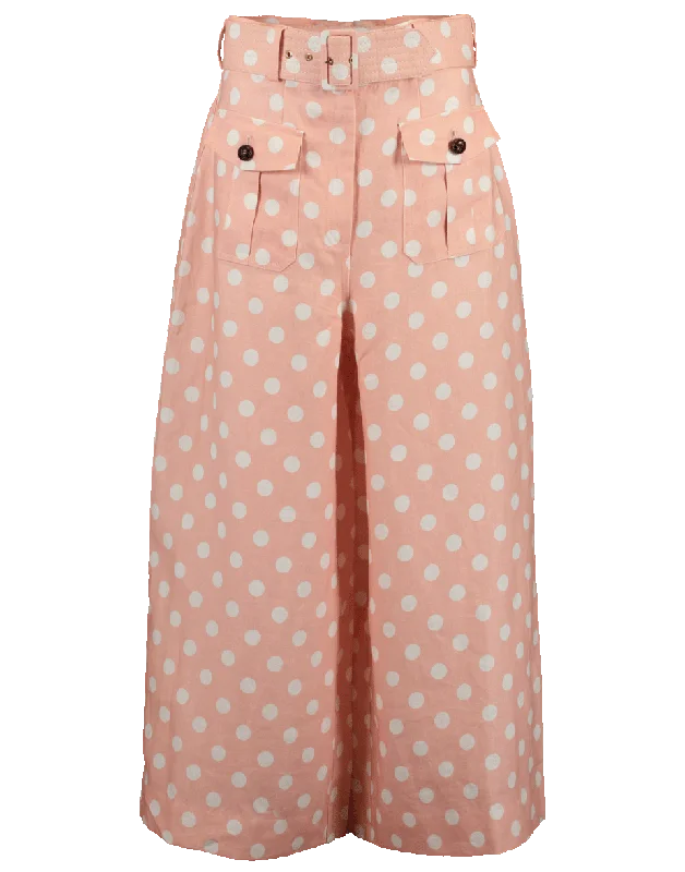 Corsage Safari Pant High-Waist Trousers