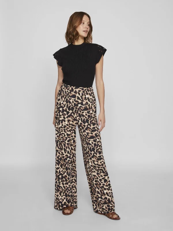 VILEOA PANTS Sleek Black Pants