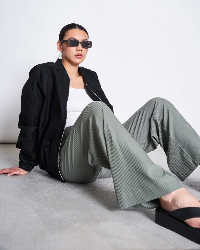 LYOCELL RIB PANTS SMILLA SEA SPRAY Cozy Lounge Pants