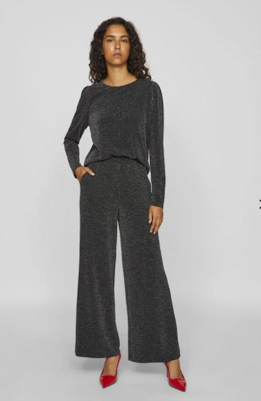 VIELENA LUREX PANTS Fashionable Jogger Pants