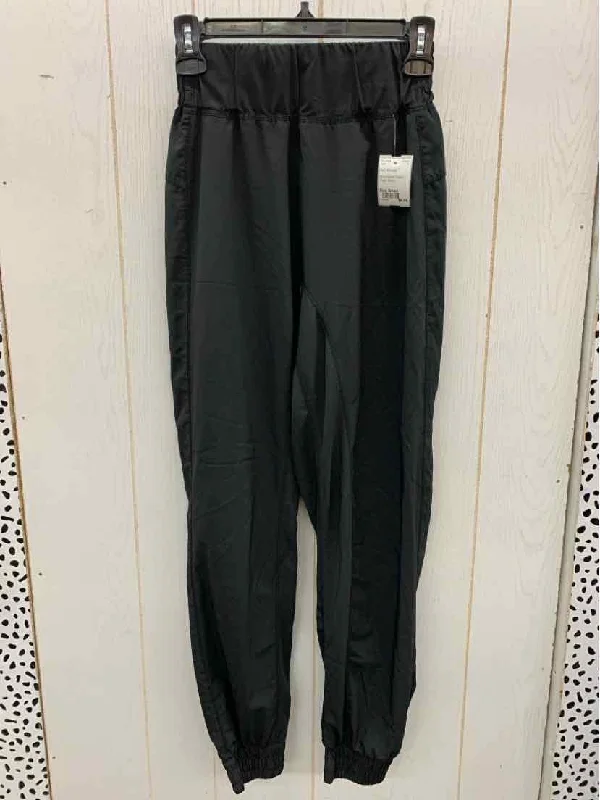 Black Womens Size Small Pants Stylish Slim Trousers