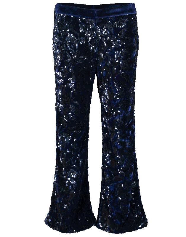 Pace Sequin Pant Comfy Cargo Trousers