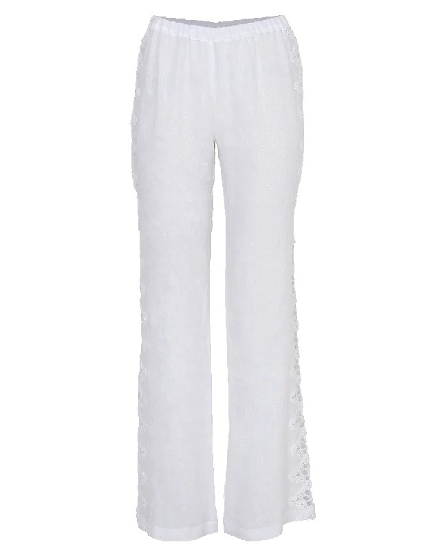 Timor Lace Pant Classic Cropped Pants