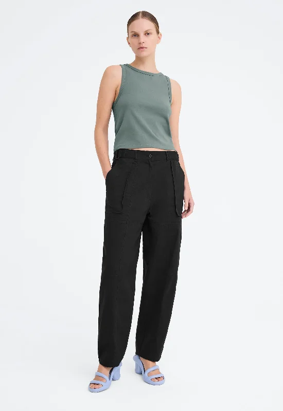 Mackenzie Pant - Black Classic Chino Pants