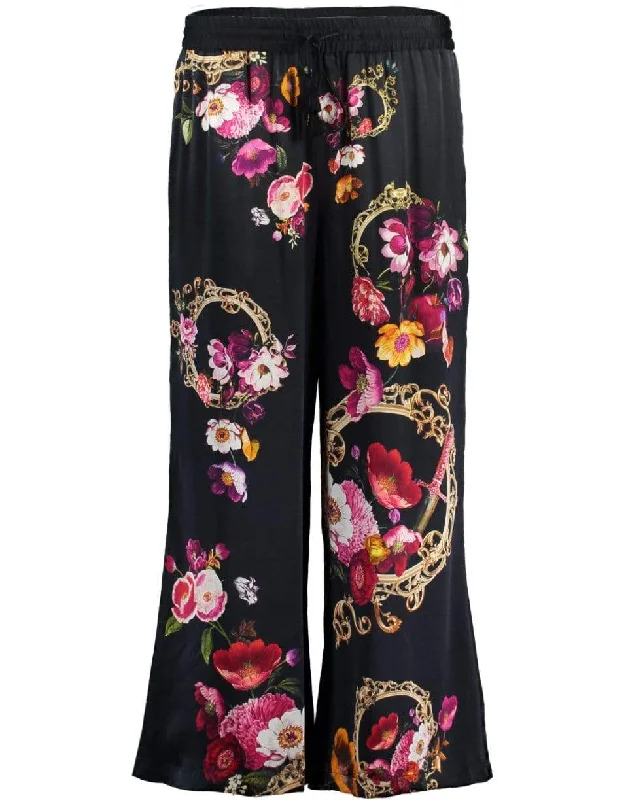 Mirror Mirror Cropped Lounge Pant High-Waist Trousers