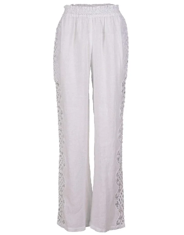 Azul Pull On Linen Pant Cozy Lounge Pants