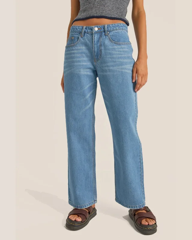 Washed Out Denim Pant Stylish Harem Pants