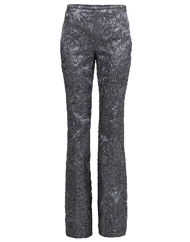 Side Zip Flare Pant Comfortable Denim Leggings
