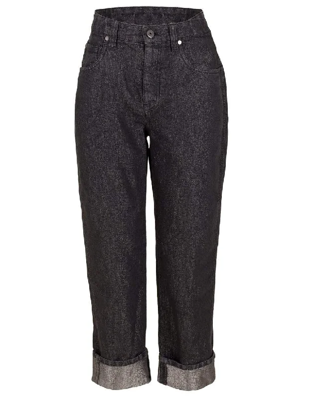 Blackstone Lurex Garment Dyed Cuffed Pant Classic Chino Pants