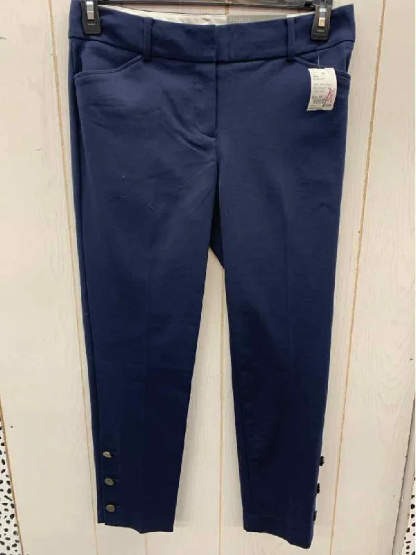 Talbots Blue Womens Size 6P Pants Fashionable Work Pants