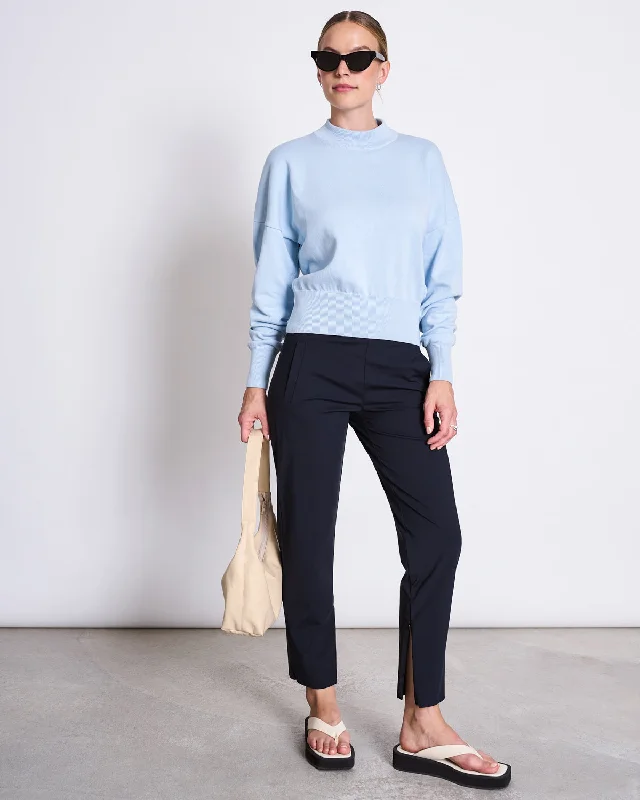 PANTS STRAIGHT BLACK Soft Cotton Pants