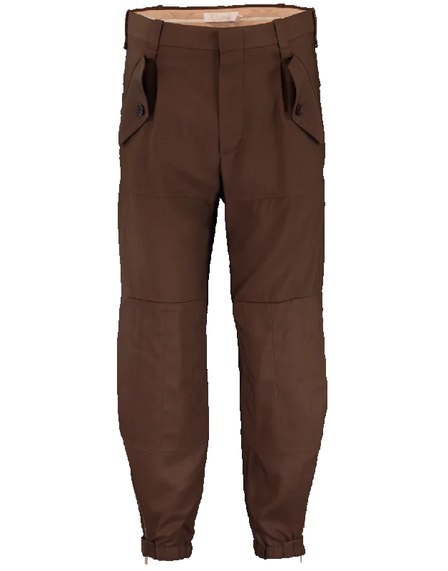 Cargo Pant Slim-Fit Khaki Pants