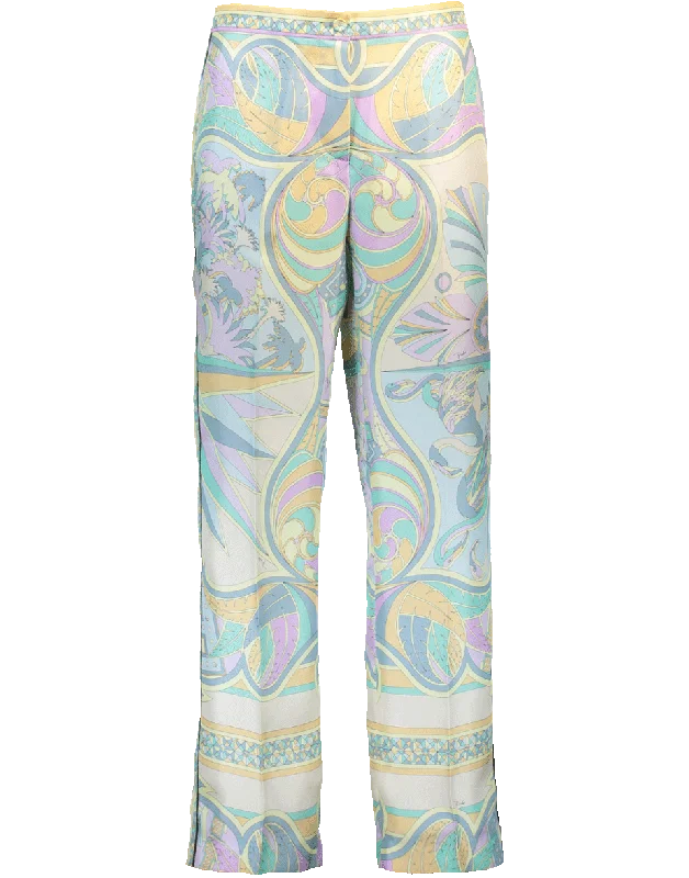 Miami Print Pant Cozy Knit Pants