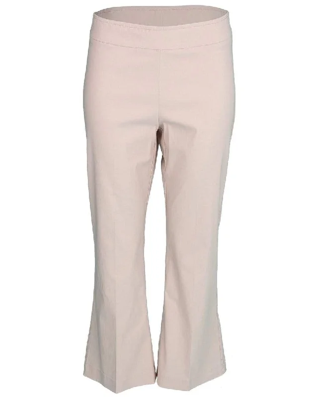 Leo Cropped Flare Pant Cozy Fitted Pants