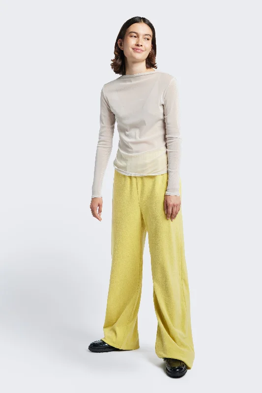 Prone Towelling Track Pant Butter Relaxed High-Waist Trousers