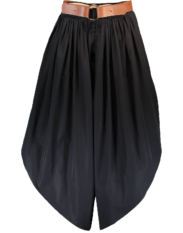 Pant With Belt Soft Wool Pants