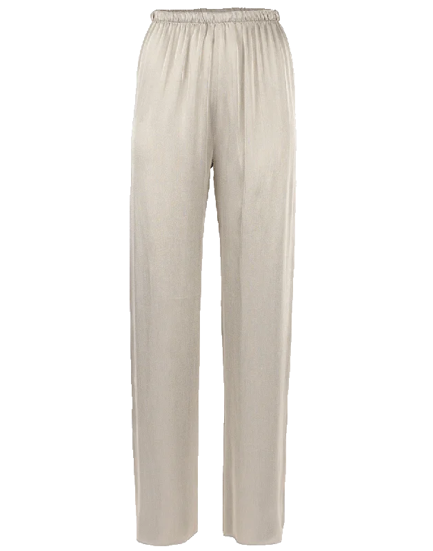 Pull-On Wide Leg Pant Slim-Fit Leggings