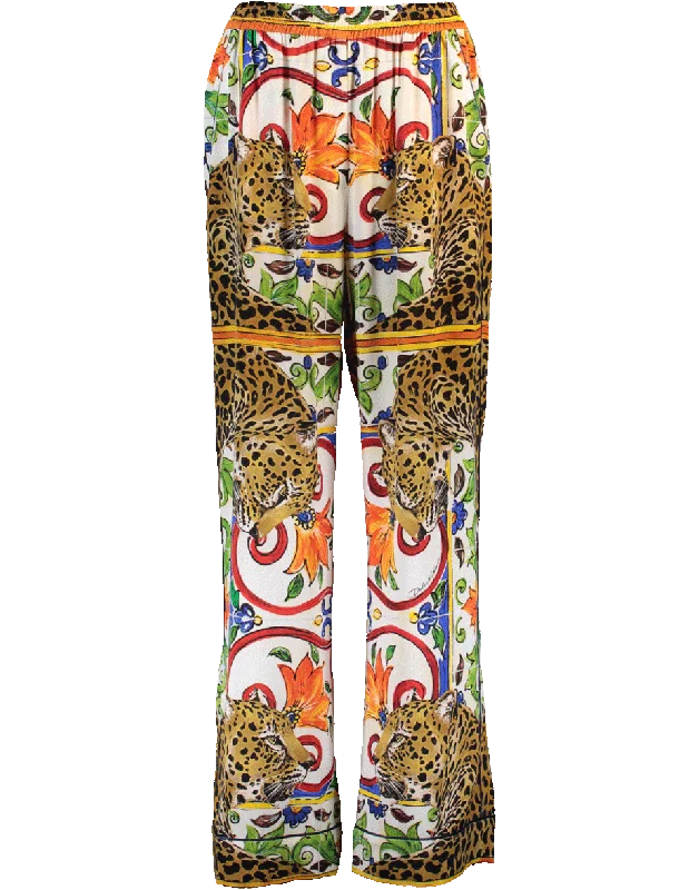 Silk Palazzo Pant Modern Skinny Pants