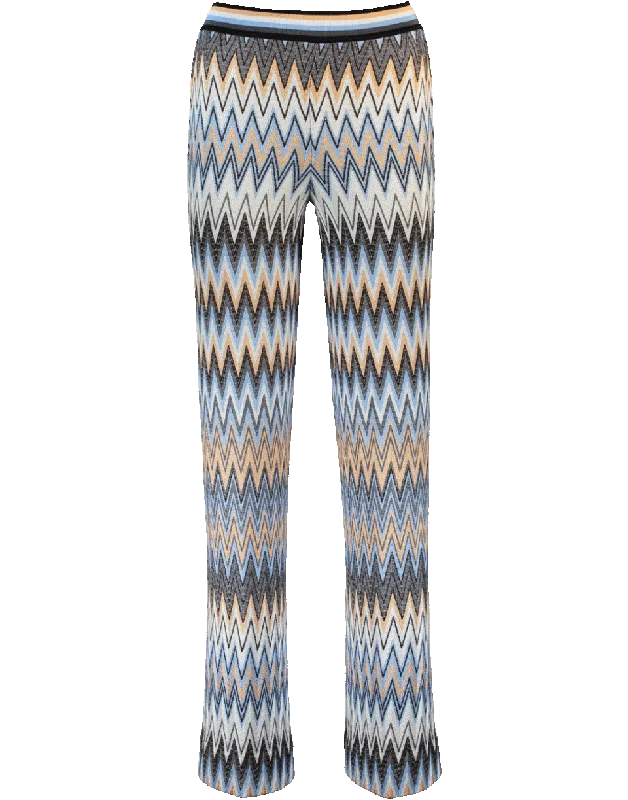 Zig Zag Pull On Pant High-Waist Jogger Pants