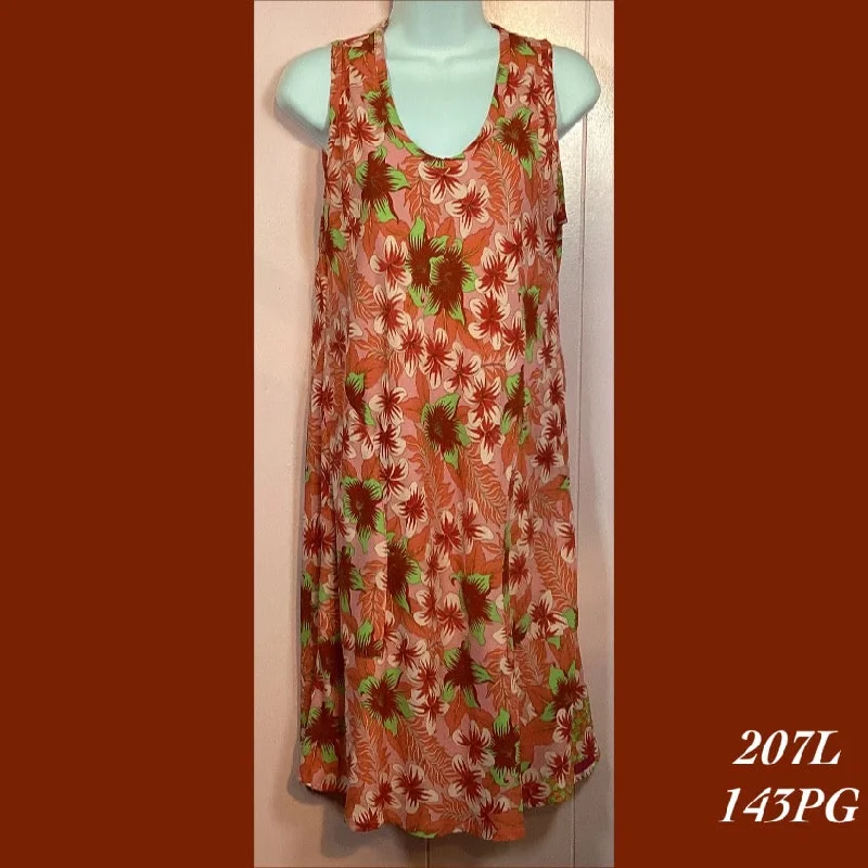 207L - 143PG , Relaxed fit pocket dress
