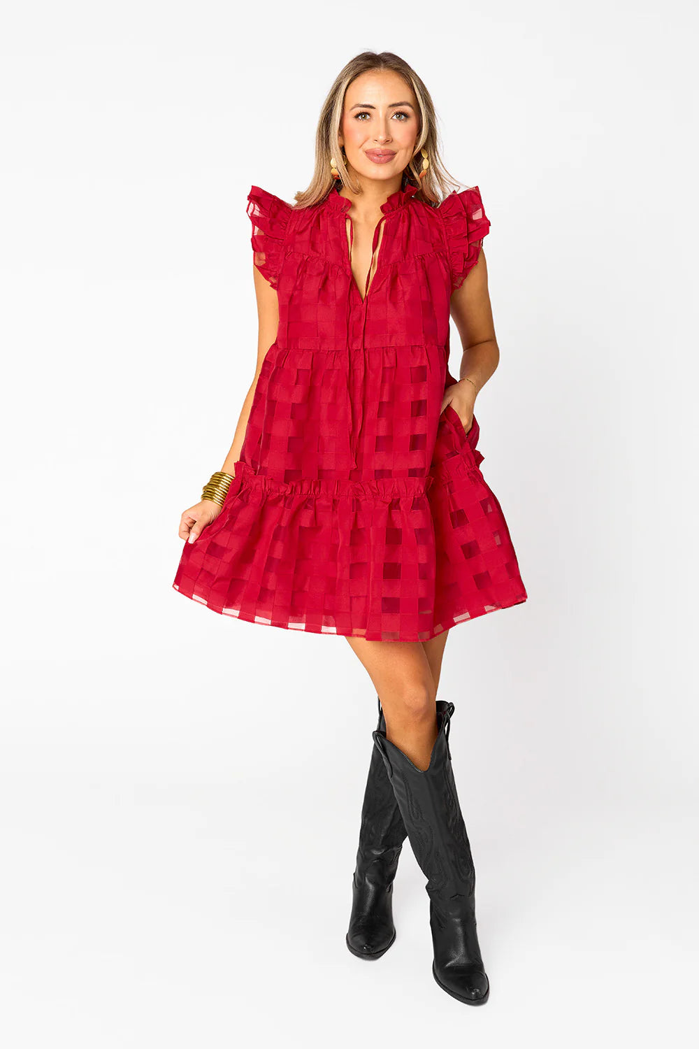 BUDDYLOVE Aubrey Ruffle Dress - FINAL SALE