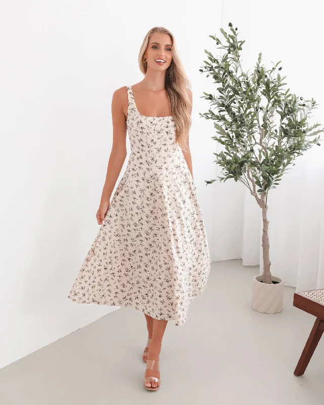 Carucci Dress - White Print