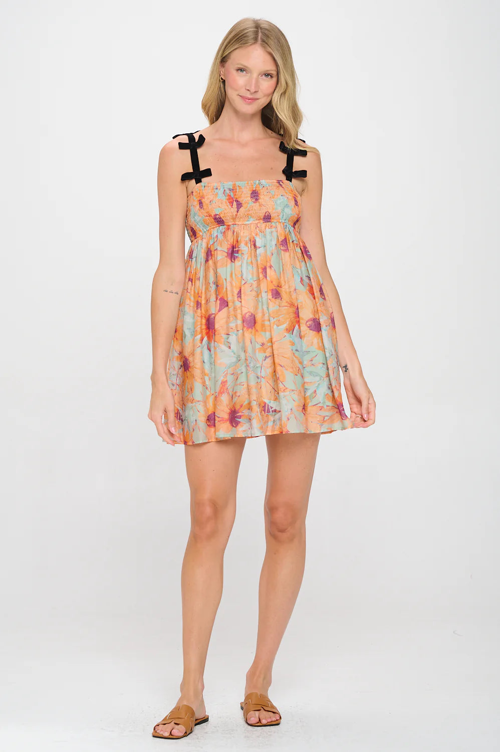 Dimitria Dress - Sunflower Blue - FINAL SALE