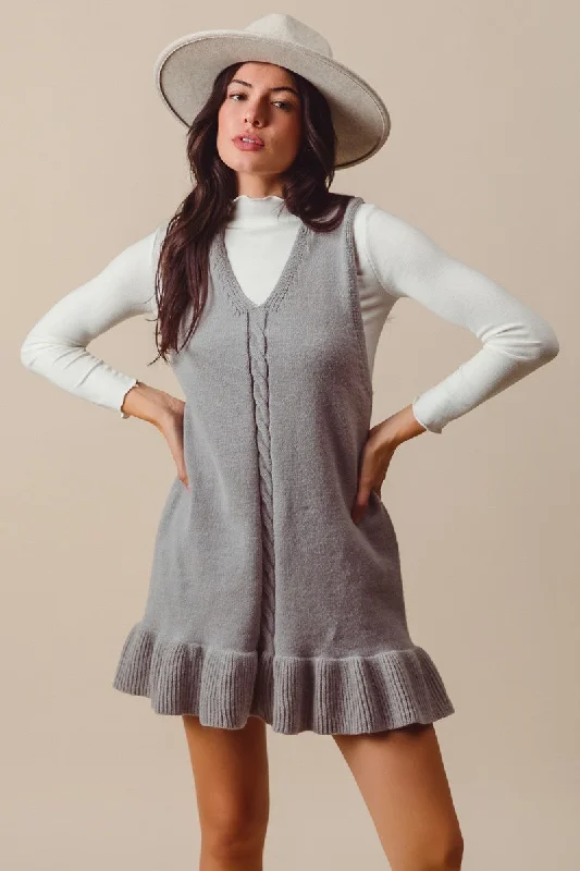 Kylie Dress - Grey - FINAL SALE