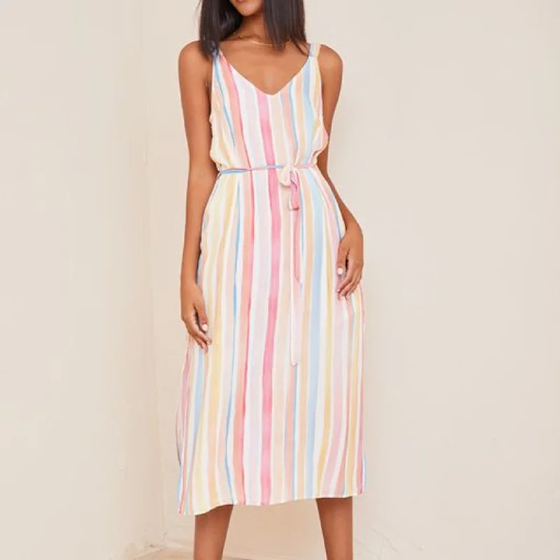 BELLA DAHL - Greyson Dress - Stripe - FINAL SALE