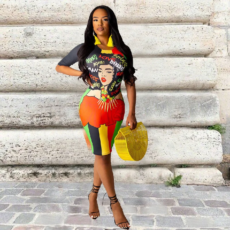 Casual waist dress