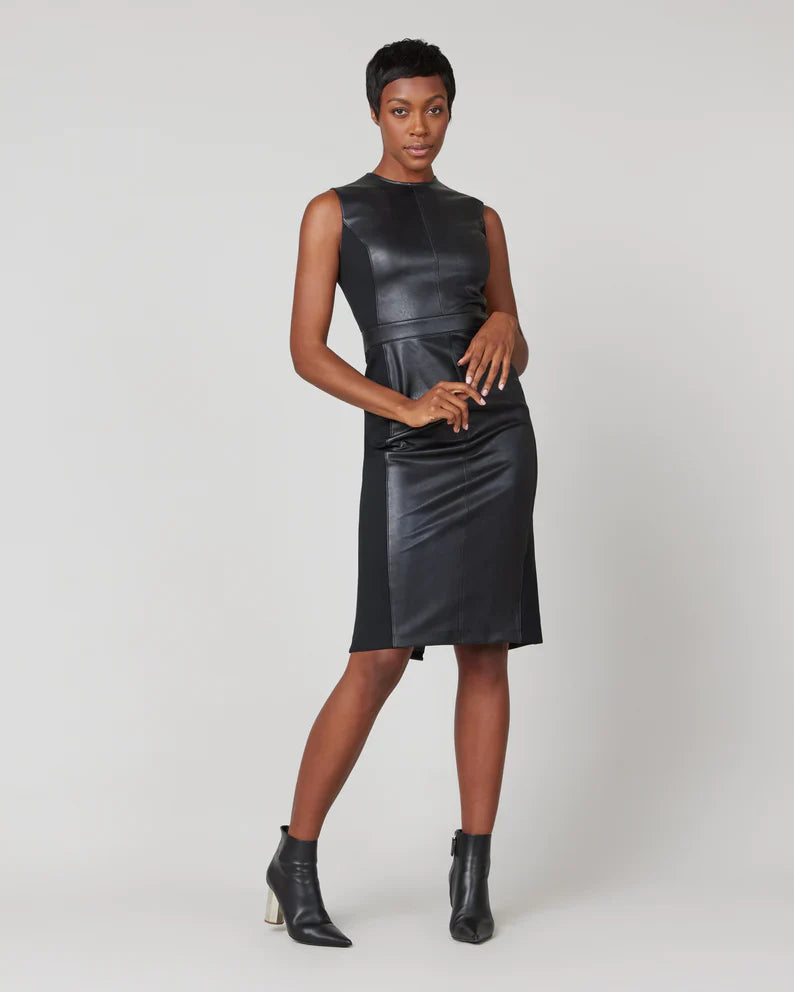SPANX Leather-Like Combo Dress - FINAL SALE